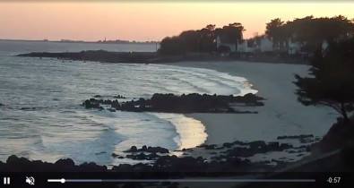 Obraz podglądu z kamery internetowej Carnac - Plage de Légenèse